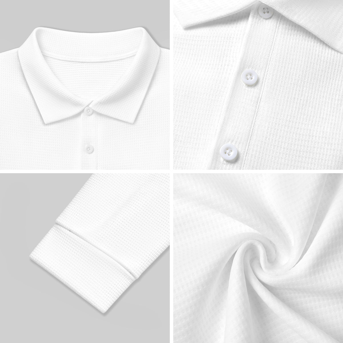 220gsm Button Collared Sweatshirt(All-Over Printing)