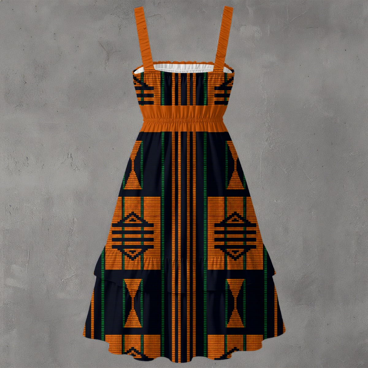 All-Over Print Women’s Ruffle Hem Dress