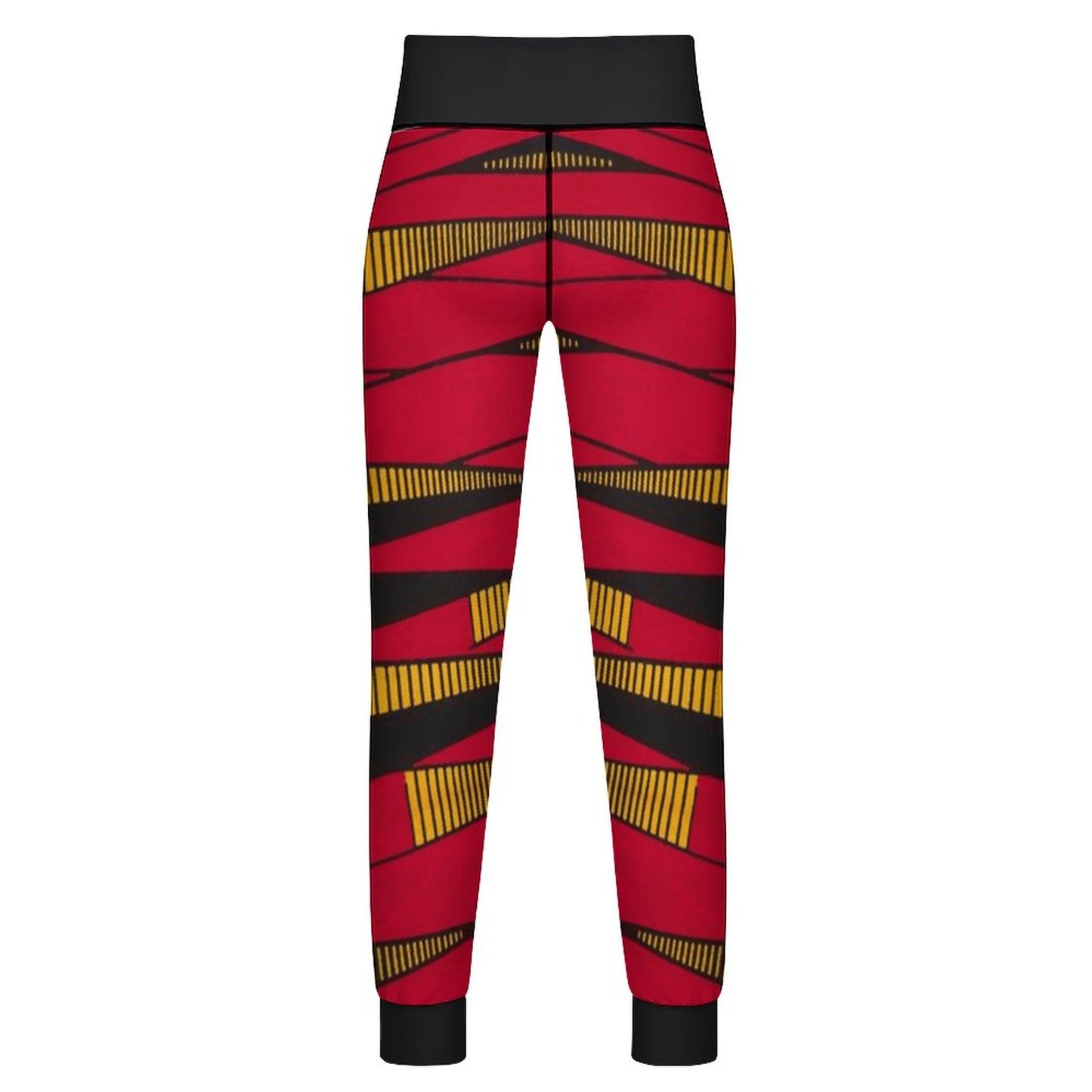 Ankara High-Waist Yoga Jogger Pants