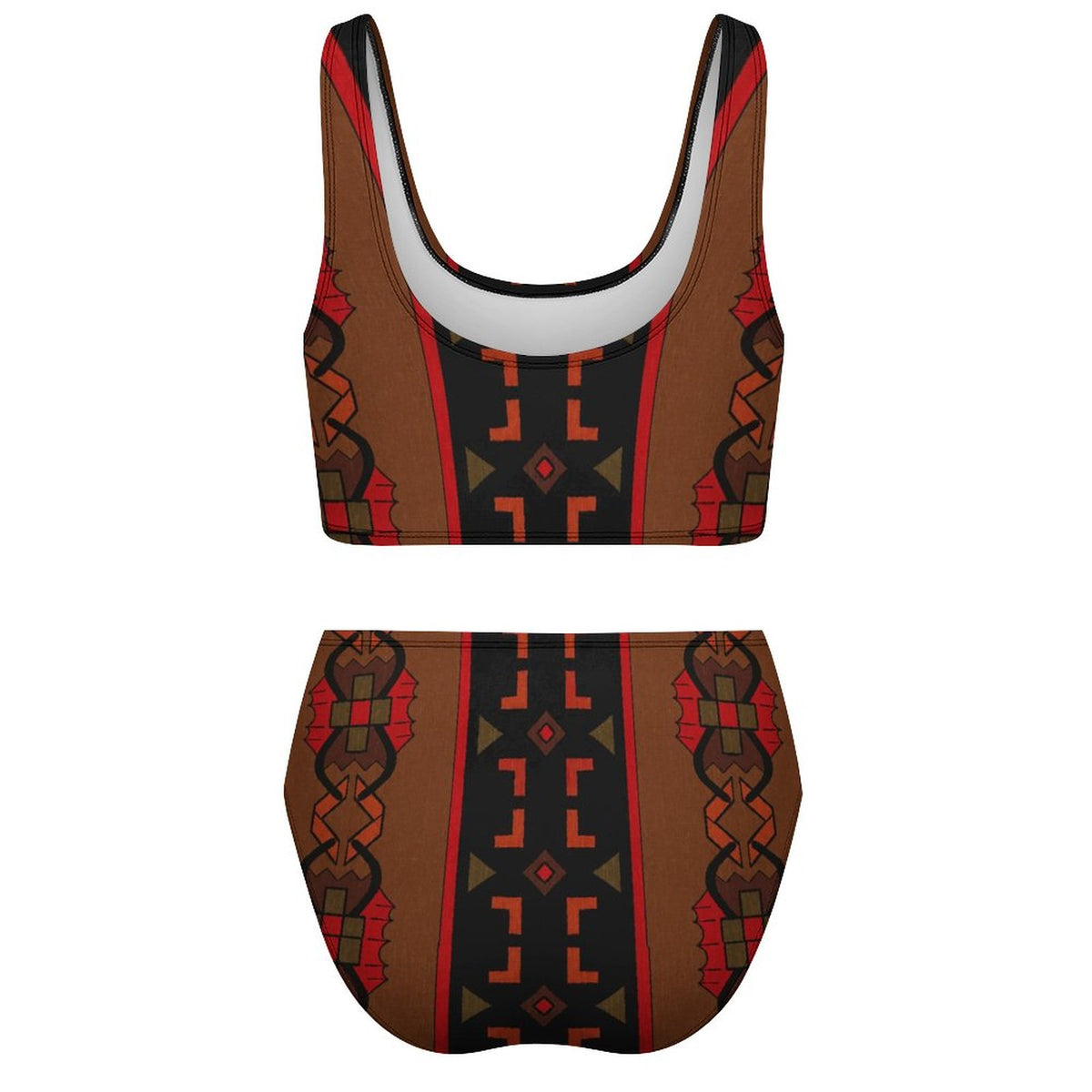 190gsm Sporty Bikini Swimwear Set(All-Over Printing)