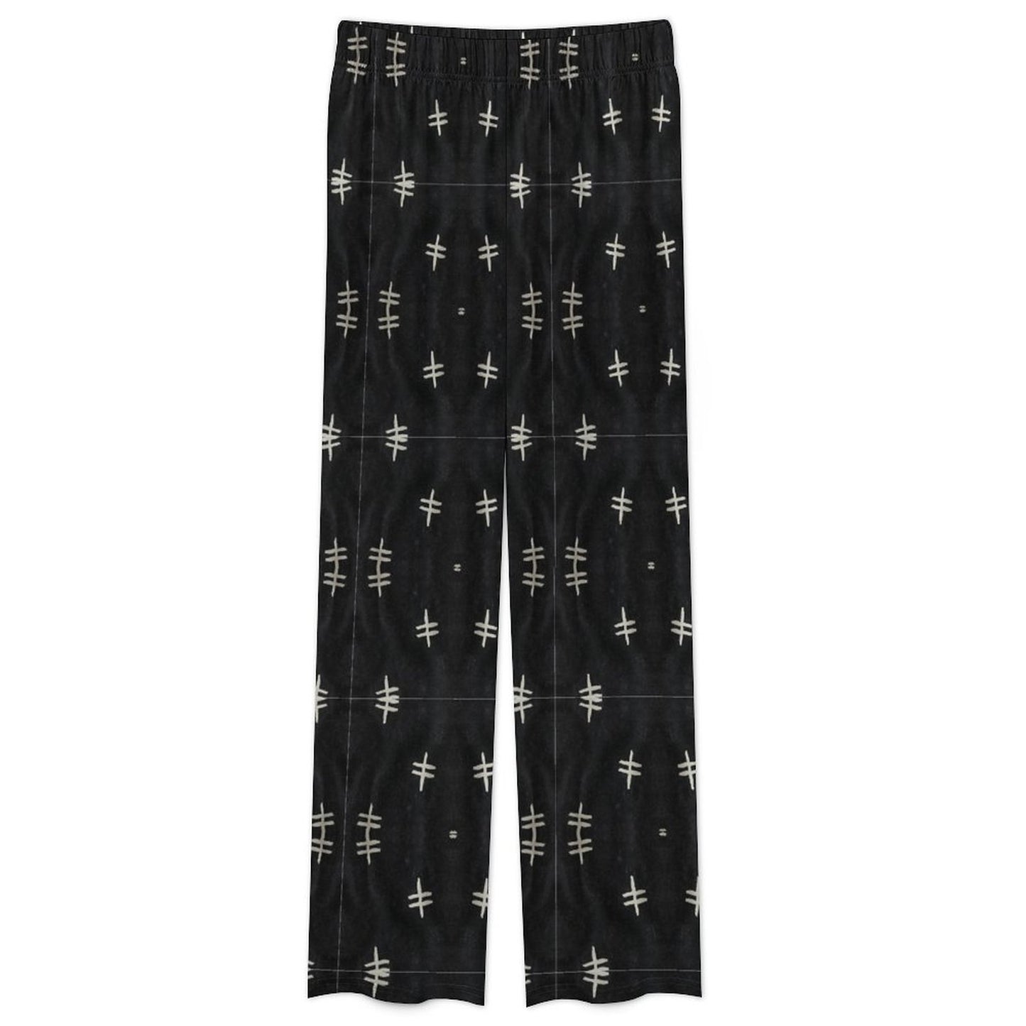 Bogolan Men's Long-Sleeve Pajama Set – African Mud Cloth Luxury Loungewear-180gsm