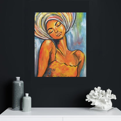 African Heritage Canvas Wall Art — 16×20"