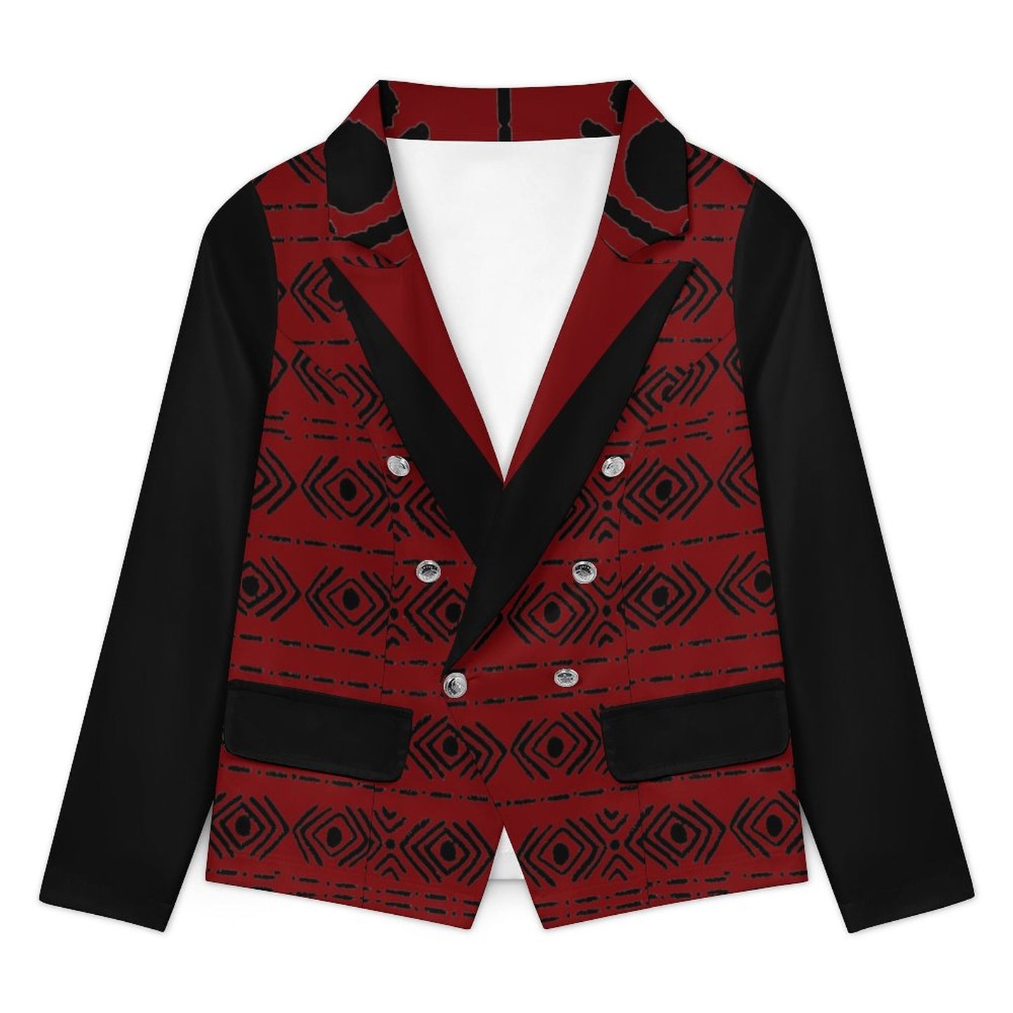 Women's Tribal Mudcloth Casual Blazer