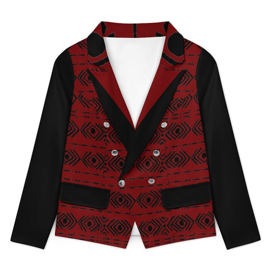 Women's Tribal Mudcloth Casual Blazer