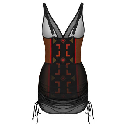 190gsm Mesh One Piece Swimsuit For Women(All-Over Printing)