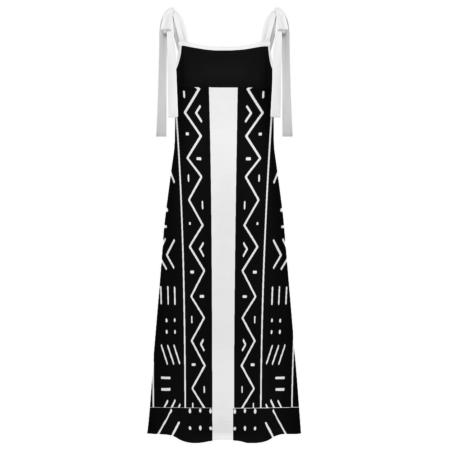 180gsm Ankle-length Slip Dress With Straps(All-Over Printing)