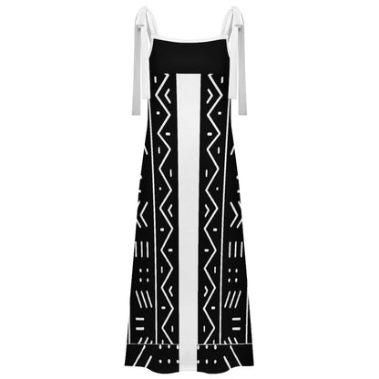180gsm Ankle-length Slip Dress With Straps(All-Over Printing)