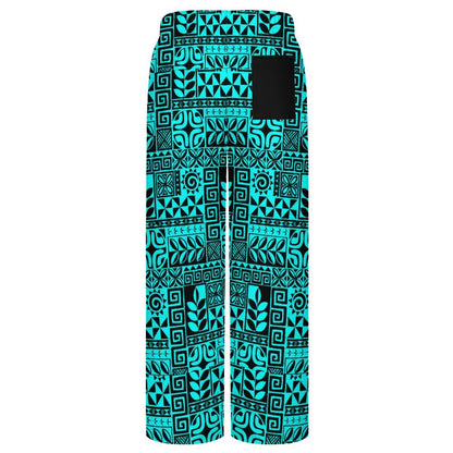 230gsm Drawstring Wide Leg Casual Pants(All-Over Printing)