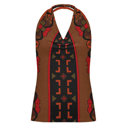 180gsm Women's Halter Tank Top(All-Over Printing)