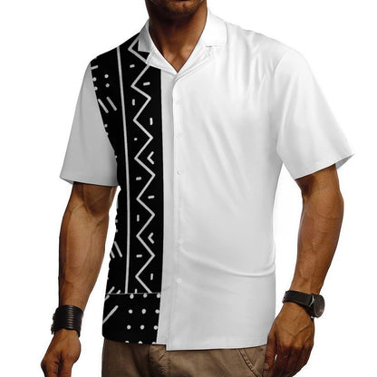 DTG 110gsm Cotton Cuban Collar Shirt For Men(All-Over Printing)