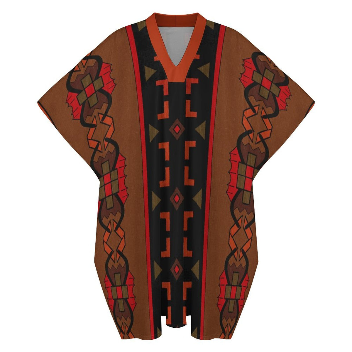 100gsm Middle Eastern Style Butterfly Sleeve Kaftan(All-Over Printing)