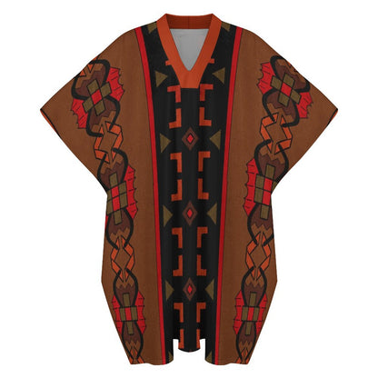 100gsm Middle Eastern Style Butterfly Sleeve Kaftan(All-Over Printing)