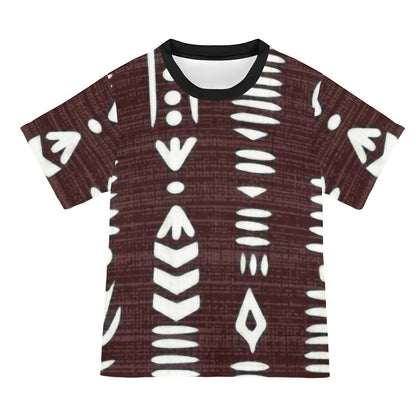 Women's Mudcloth Print Relaxed Fit T-Shirt