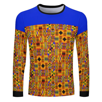 DTG 190gsm Cotton Long Sleeve T-shirt for Men(All-Over Printing)