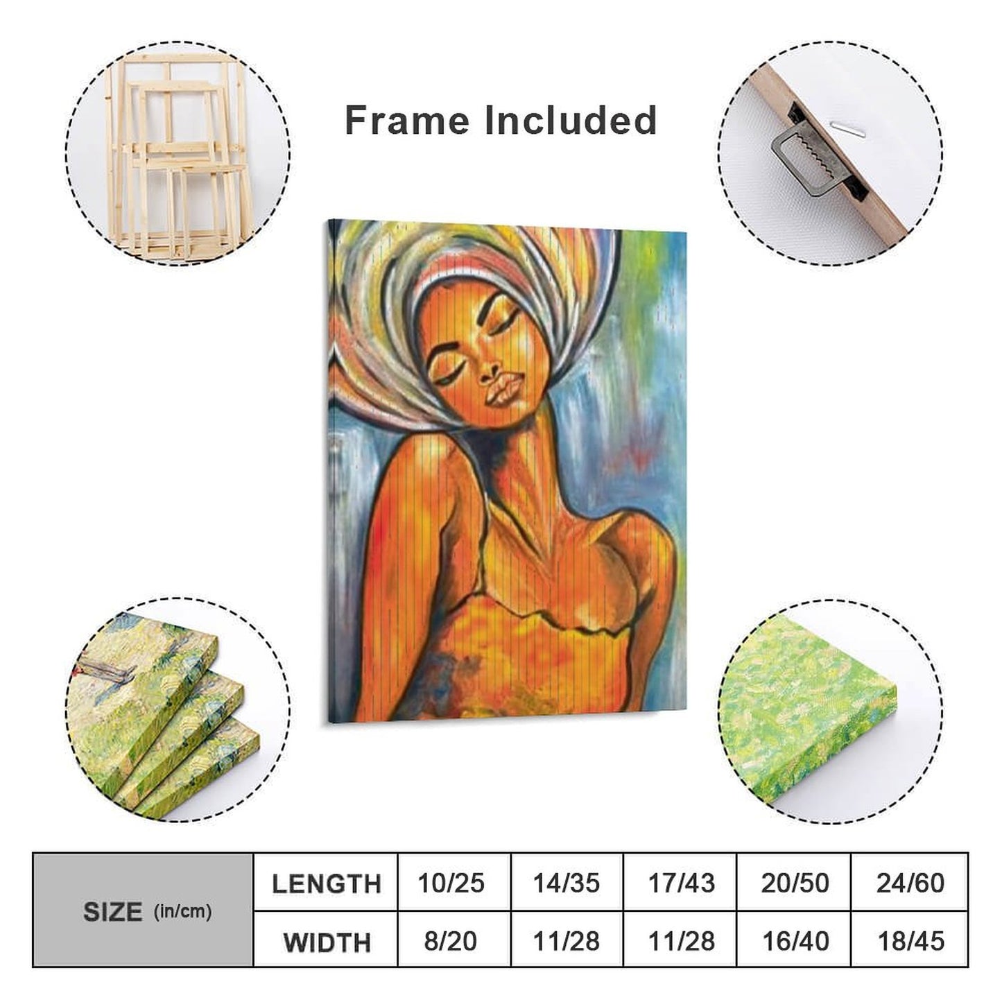 African Heritage Canvas Wall Art — 16×20"