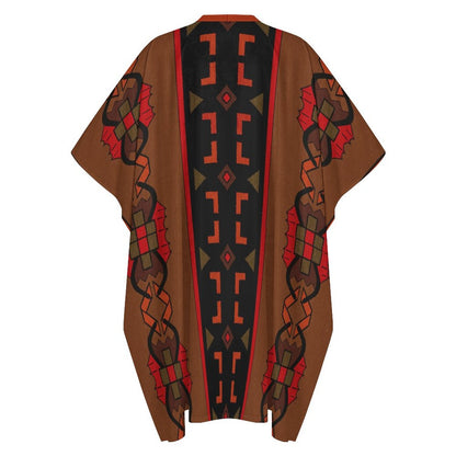 100gsm Middle Eastern Style Butterfly Sleeve Kaftan(All-Over Printing)