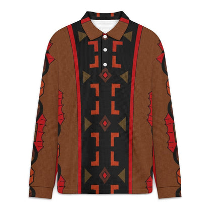 220gsm Button Collared Sweatshirt(All-Over Printing)