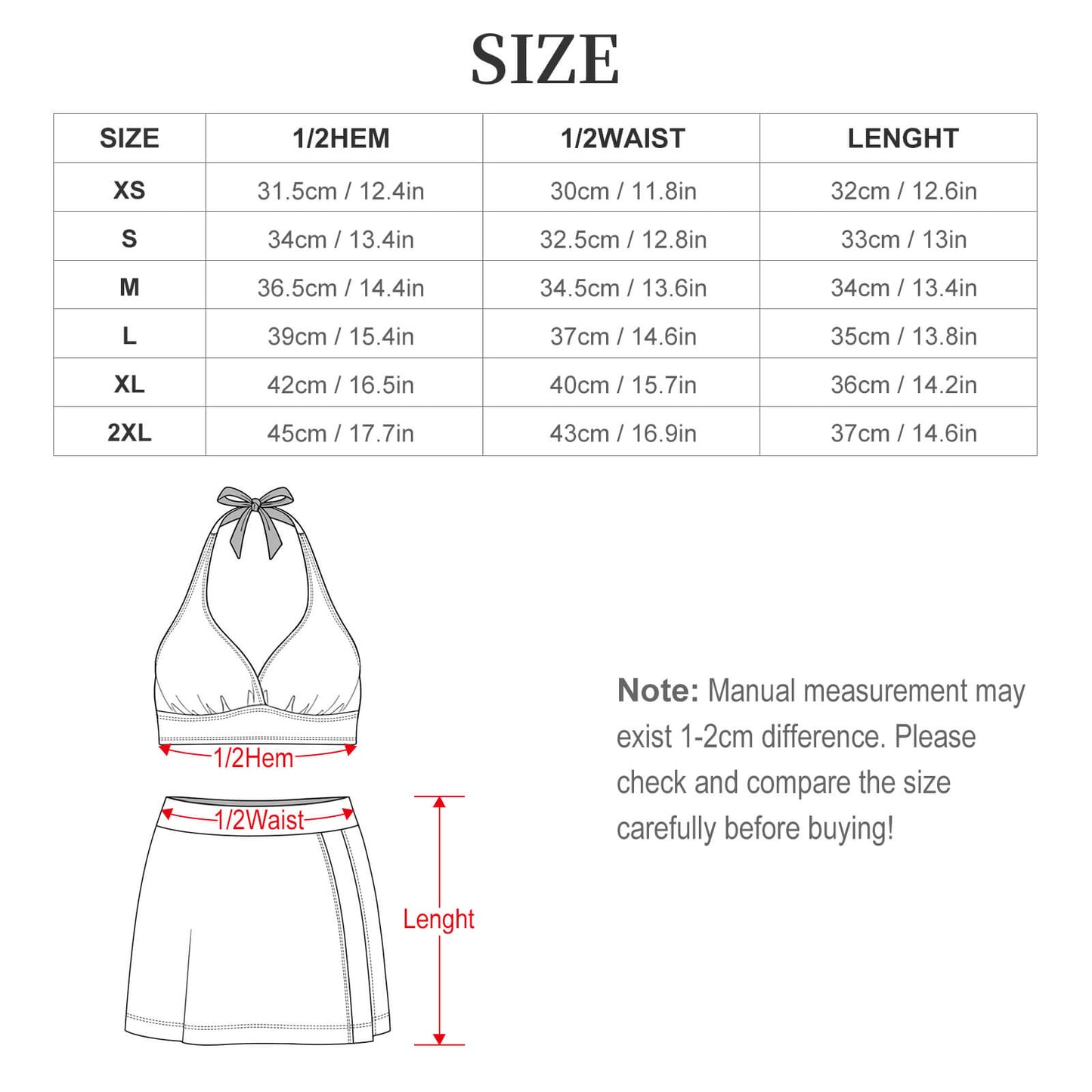 Lace-up Split Ankara Skirt Swimsuit Set