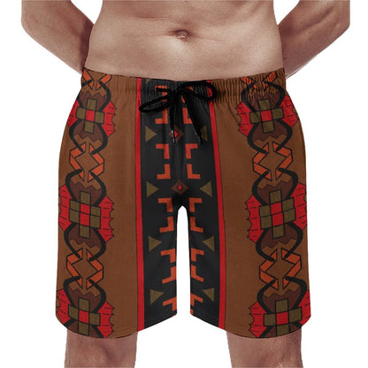 DTG 110gsm Cotton Men's Beach Shorts(All-Over Printing)