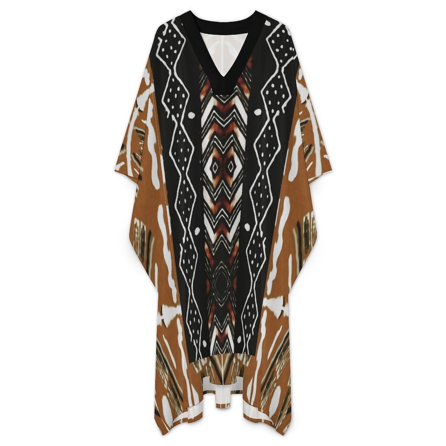100gsm Middle Eastern Style Butterfly Sleeve Kaftan(All-Over Printing)
