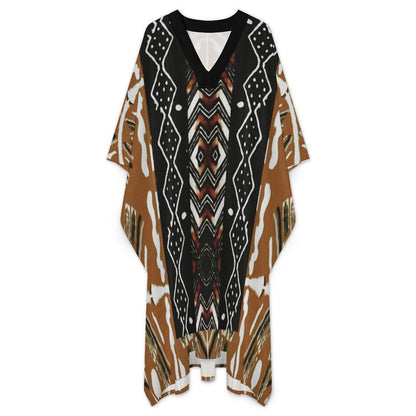 100gsm Middle Eastern Style Butterfly Sleeve Kaftan(All-Over Printing)