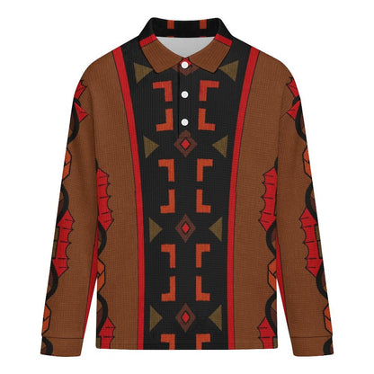 220gsm Button Collared Sweatshirt(All-Over Printing)