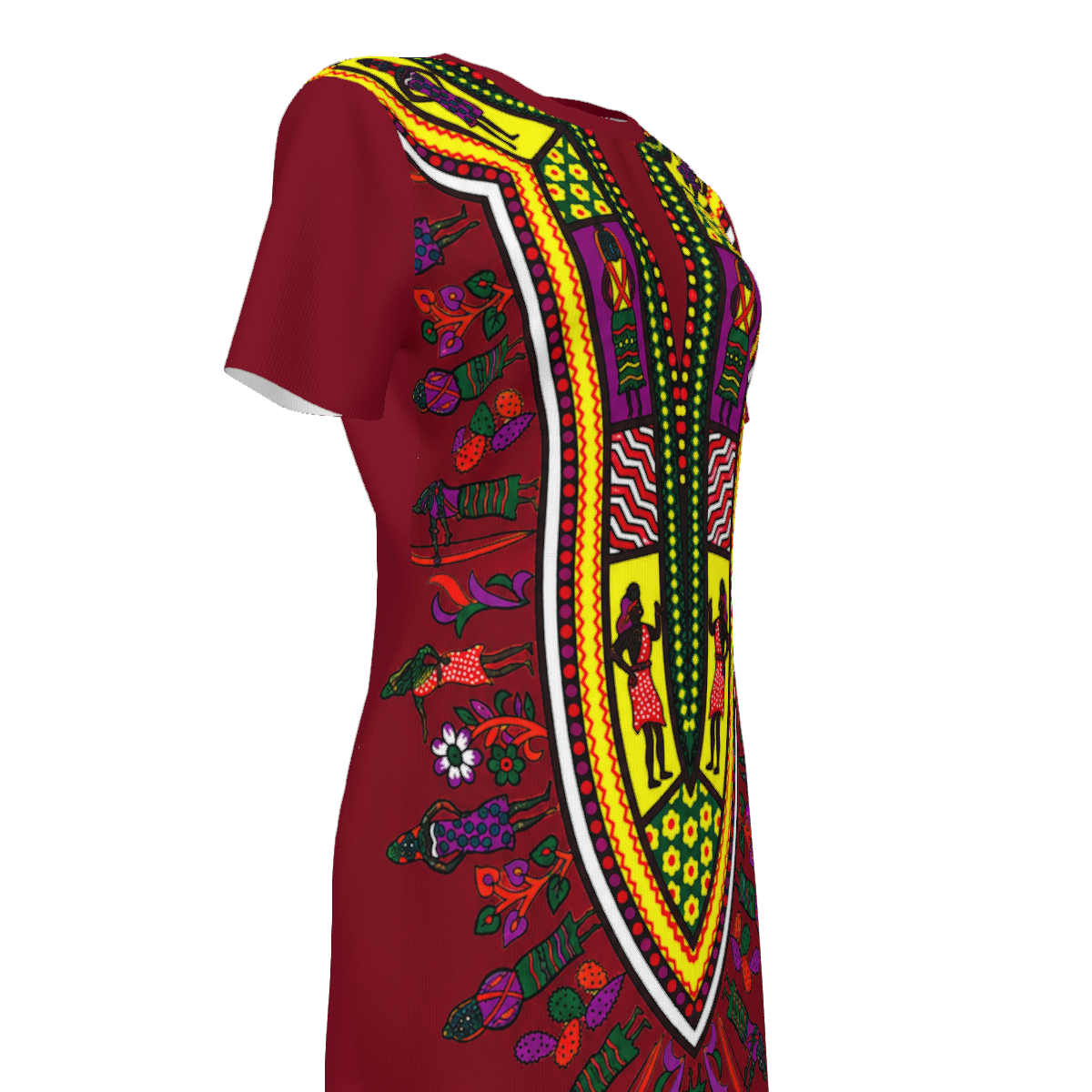 Design Women's Crew Neck Bodycon Dress