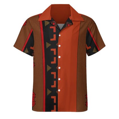 DTG 110gsm Cotton Cuban Collar Shirt For Men(All-Over Printing)