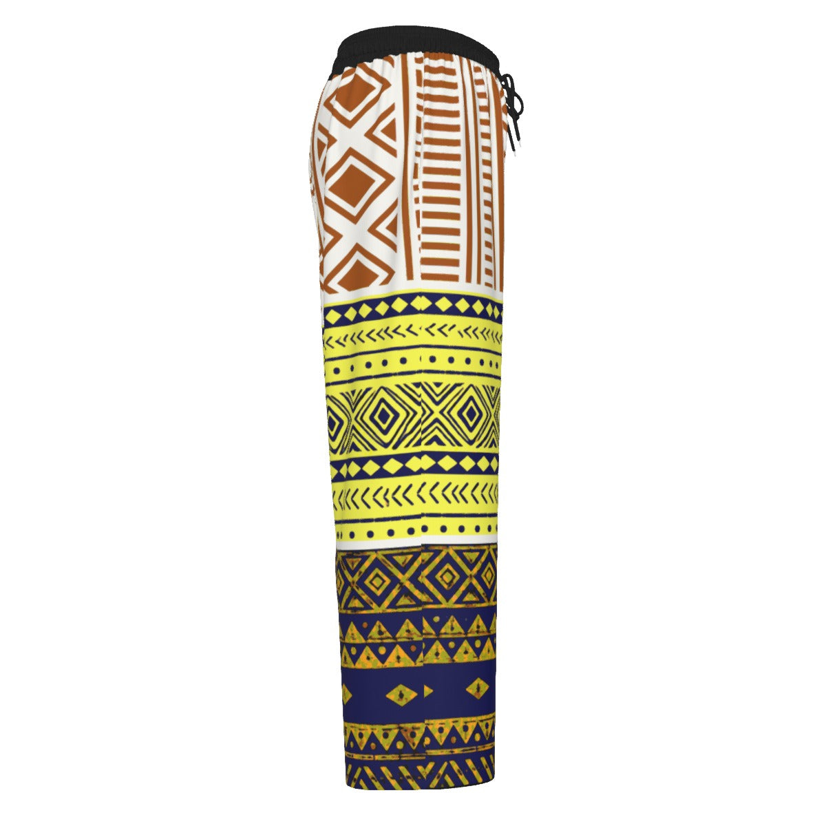 Unisex Wide Leg Pants — Tribal Print, Interlock