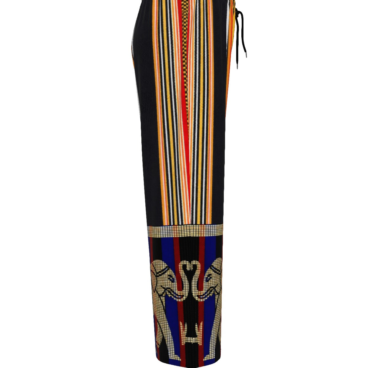 All-Over Print Unisex Knitted Fleece Wide Leg Pants