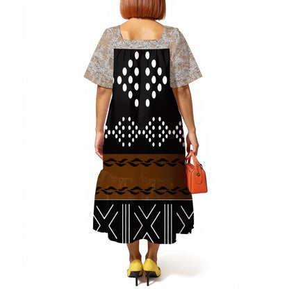 All-Over Print Women's Elegant Long Dress