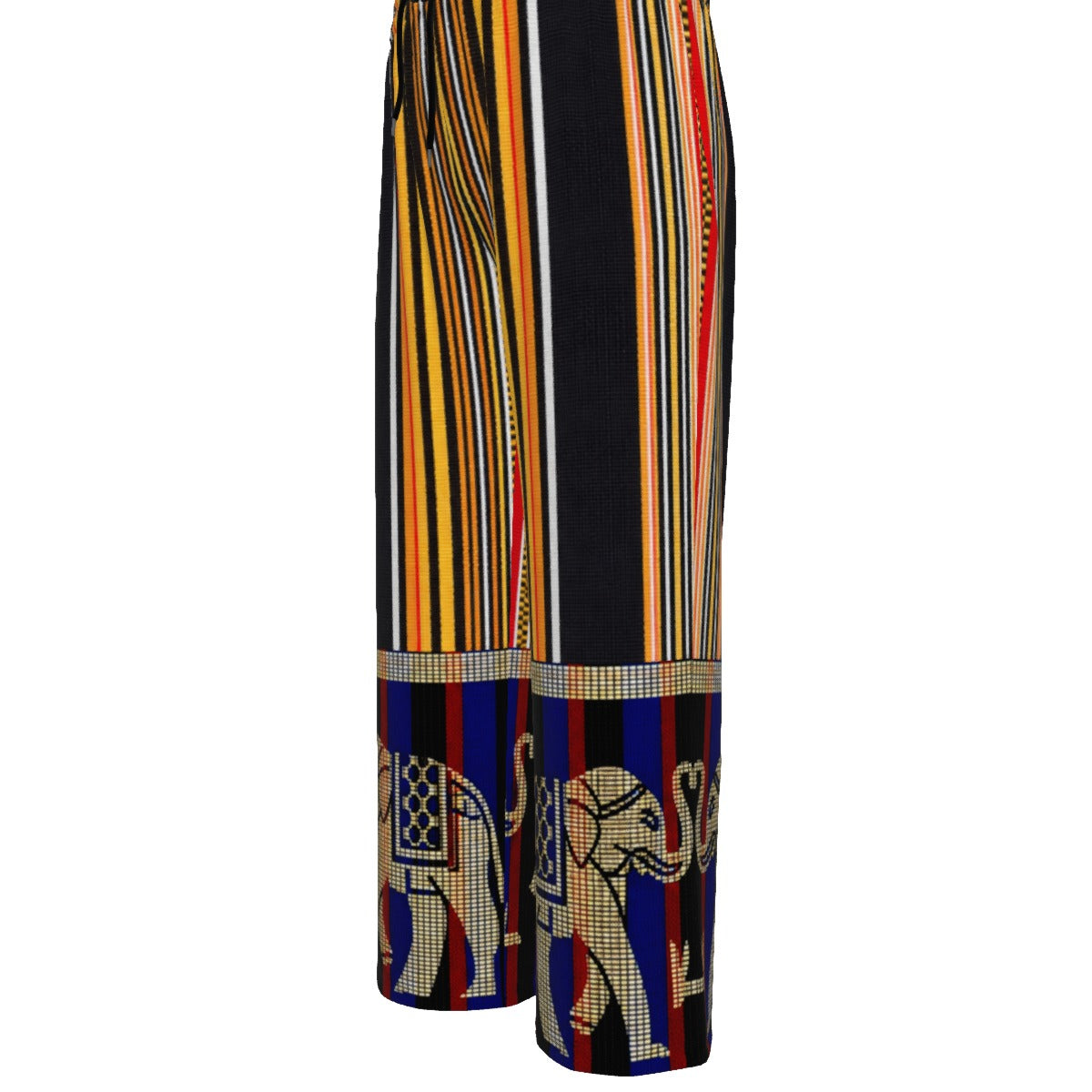 All-Over Print Unisex Knitted Fleece Wide Leg Pants