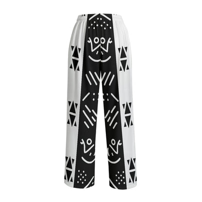 All-Over Print Unisex Wide Leg Pants | Interlock