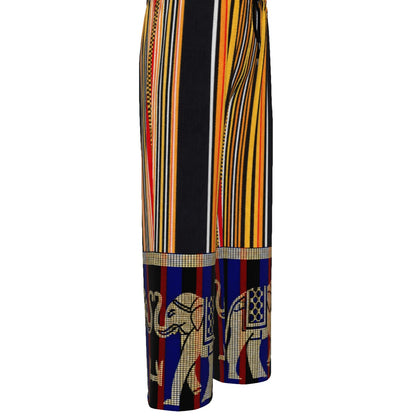 All-Over Print Unisex Knitted Fleece Wide Leg Pants