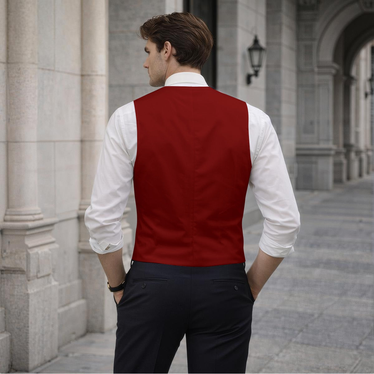 All-Over Print Men's Classic Formal Vest