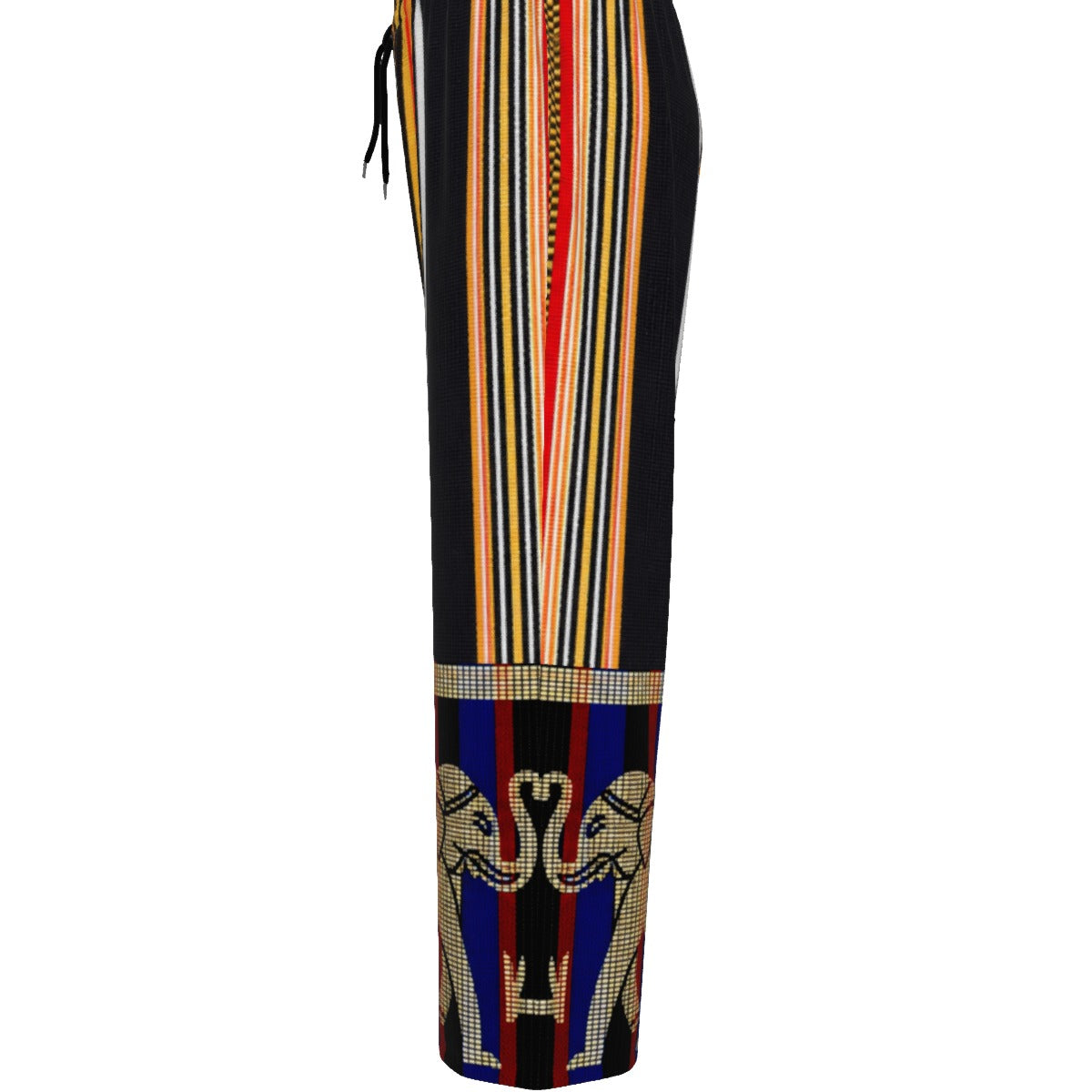 All-Over Print Unisex Knitted Fleece Wide Leg Pants