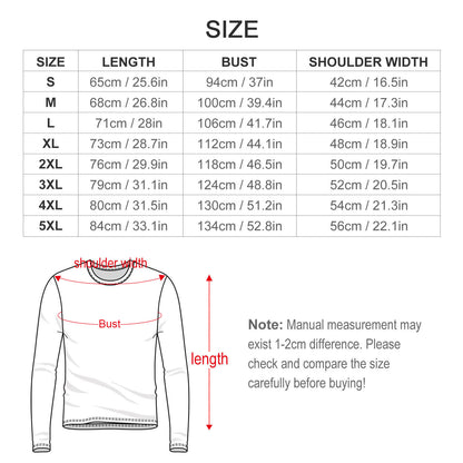 DTG 190gsm Cotton Long Sleeve T-shirt for Men(All-Over Printing)