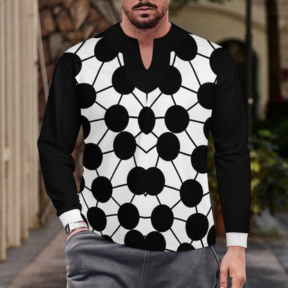 180gsm Men's Ice Silk Quick Dry Geometric T-Shirt