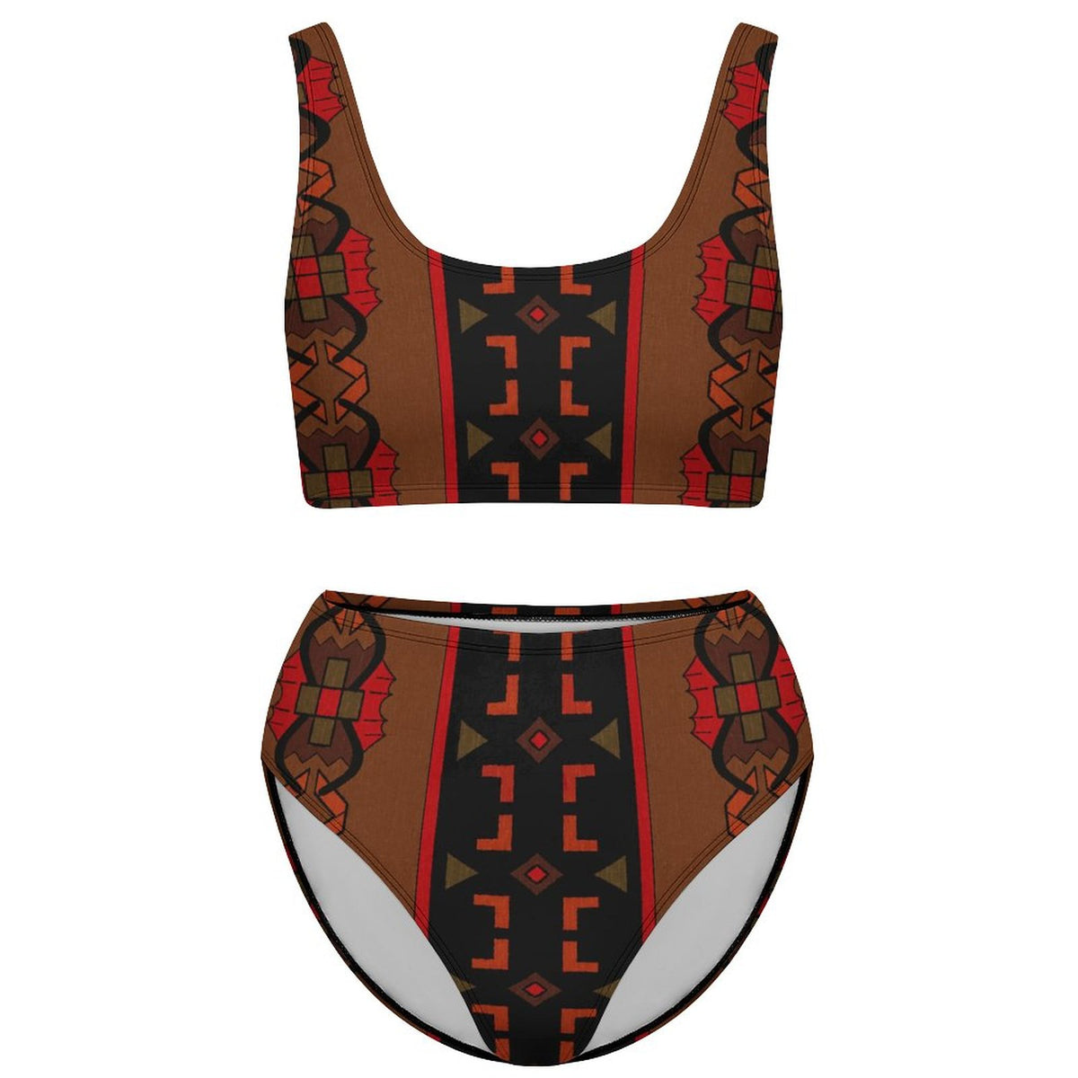 190gsm Sporty Bikini Swimwear Set(All-Over Printing)