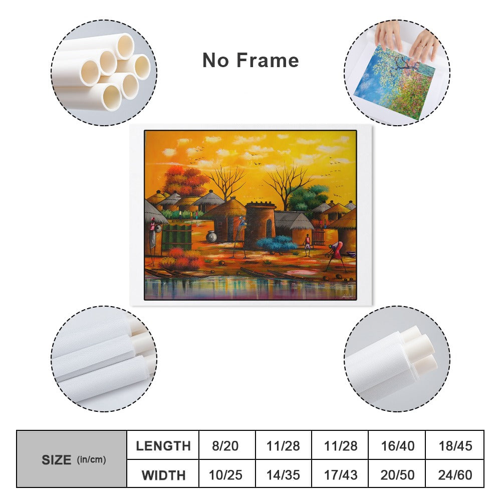 Canvas Print Multiple sizes No Frame