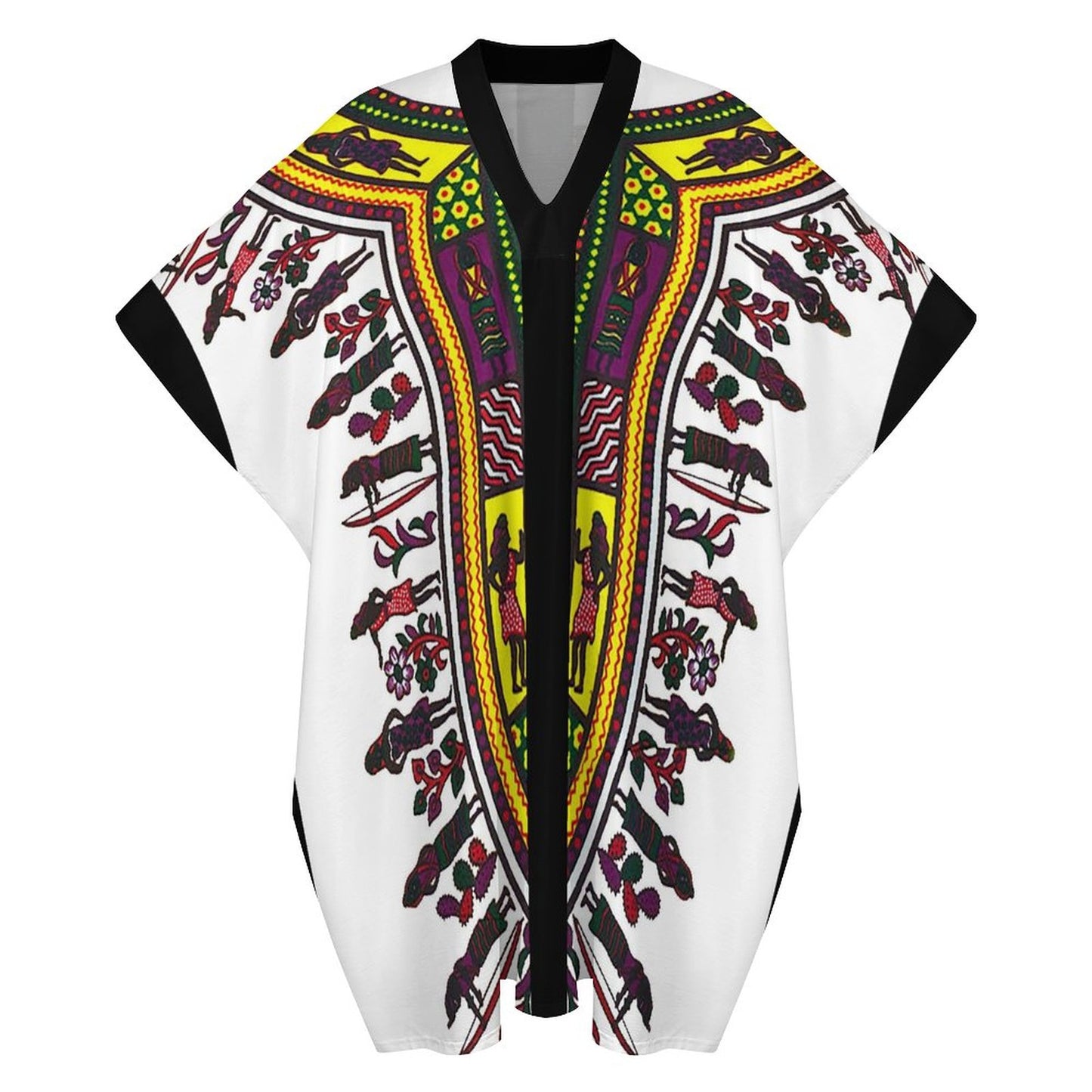 100gsm Middle Eastern Style Butterfly Sleeve Dashiki Kaftan