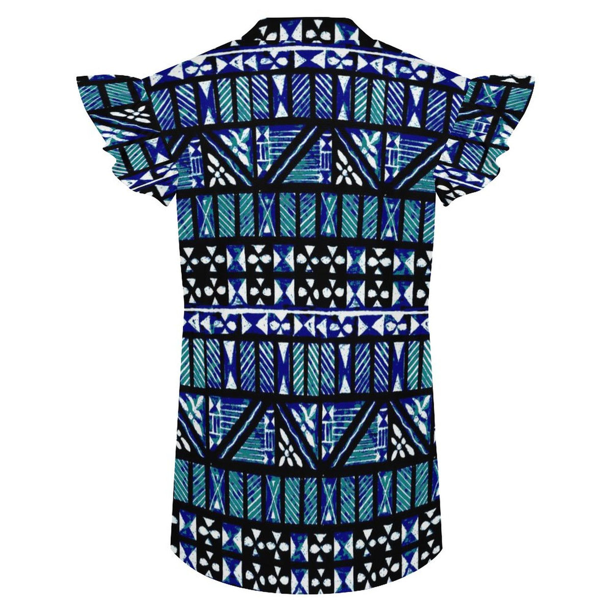200gsm Ruffled V Neck Shirt (All-Over Printing)
