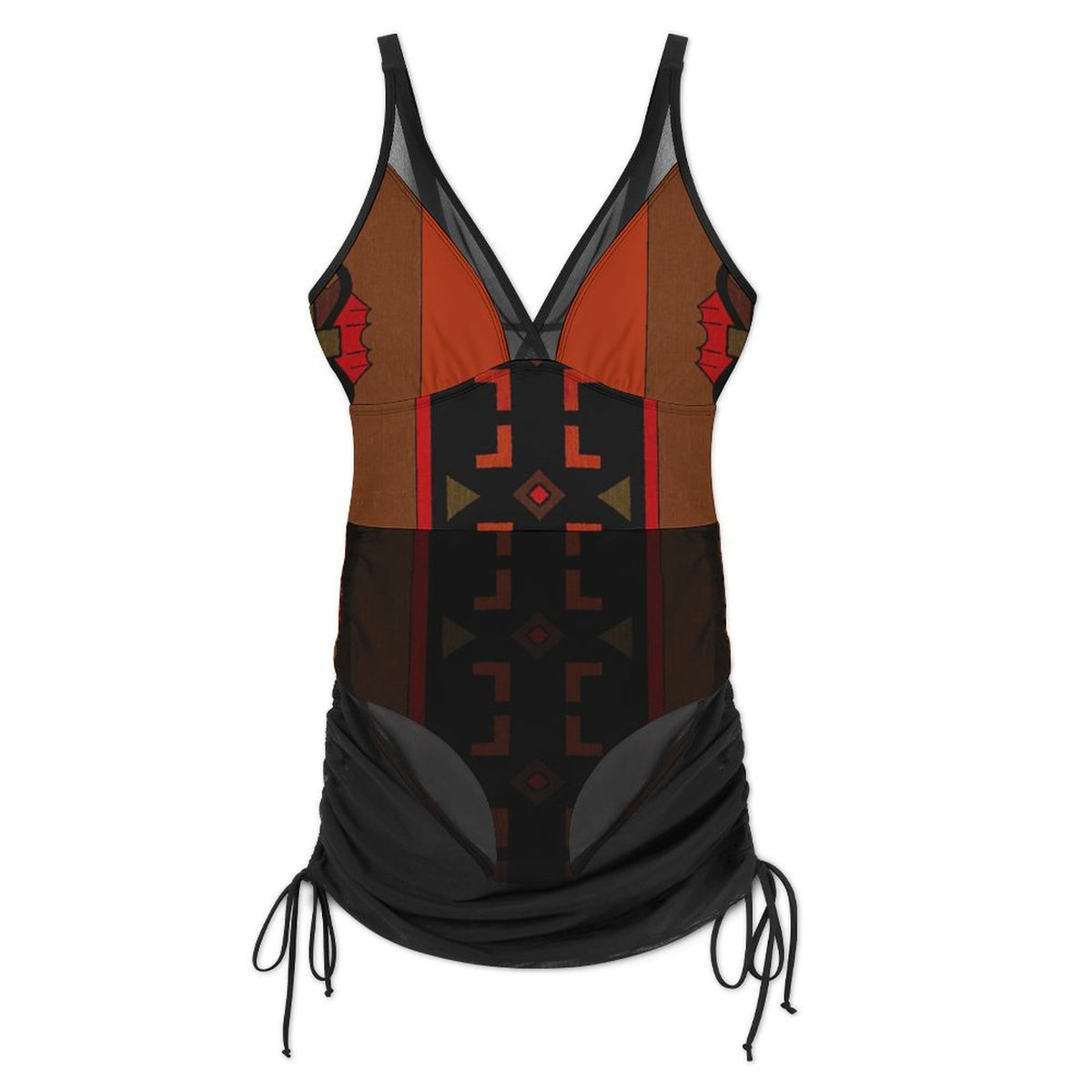 190gsm Mesh One Piece Swimsuit For Women(All-Over Printing)