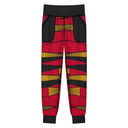 Ankara High-Waist Yoga Jogger Pants