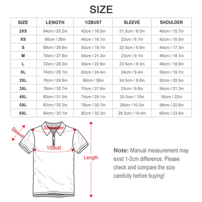 DTG 190gsm Cotton Zip Short Sleeve POLO Shirt for Men(All-Over Printing)