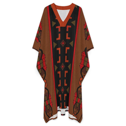 100gsm Middle Eastern Style Butterfly Sleeve Kaftan(All-Over Printing)
