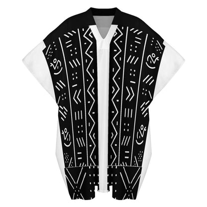100gsm Middle Eastern Style Butterfly Sleeve Kaftan(All-Over Printing)