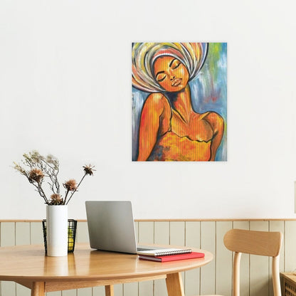 African Heritage Canvas Wall Art — 16×20"