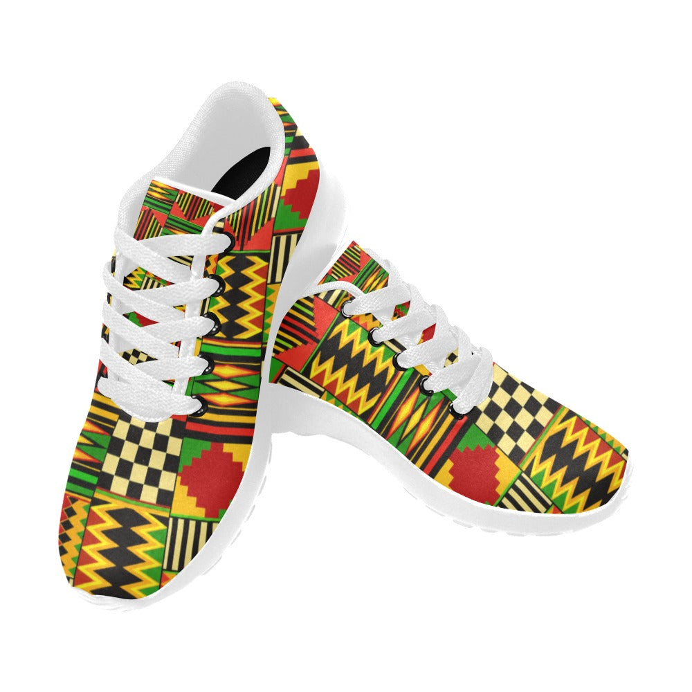 Men's Kente Print Sneakers