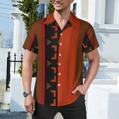 DTG 110gsm Cotton Cuban Collar Shirt For Men(All-Over Printing)